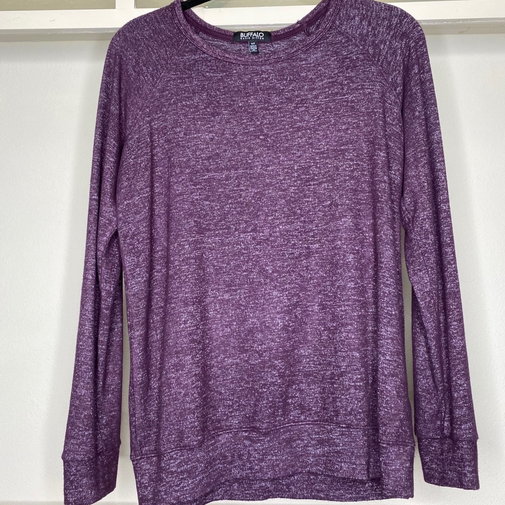 Men’s purple long sleeve.